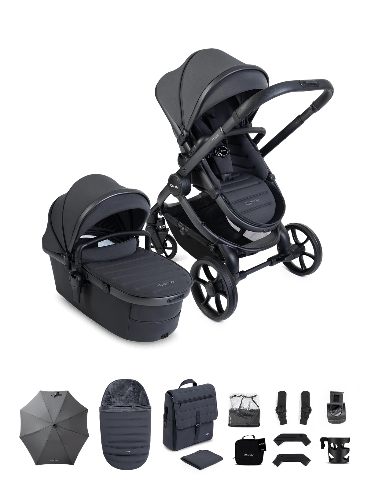iCandy Peach 8 Complete bundle - Grey