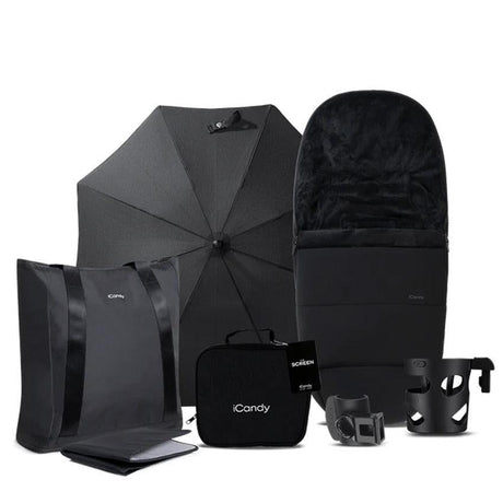 iCandy Core 2 Complete Travel Bundle with Cocoon 360 and Base, Black