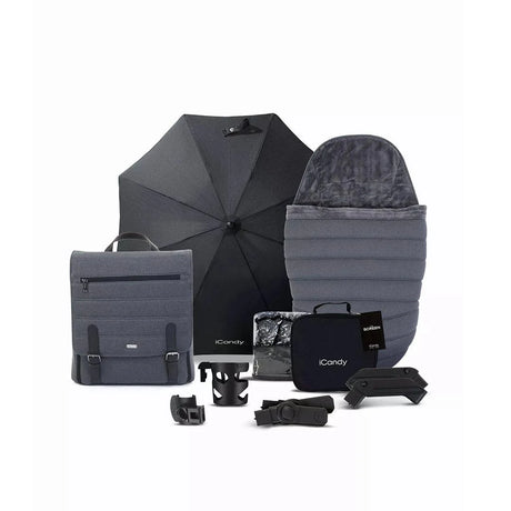 iCandy Peach 7 Pushchair and Carrycot Complete Bundle, Truffle