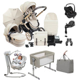 iCandy Peach 7 EDITIONS Biscotti - Complete Luxury Bundle with Maxi-Cosi Pebble Slide Pro & Base