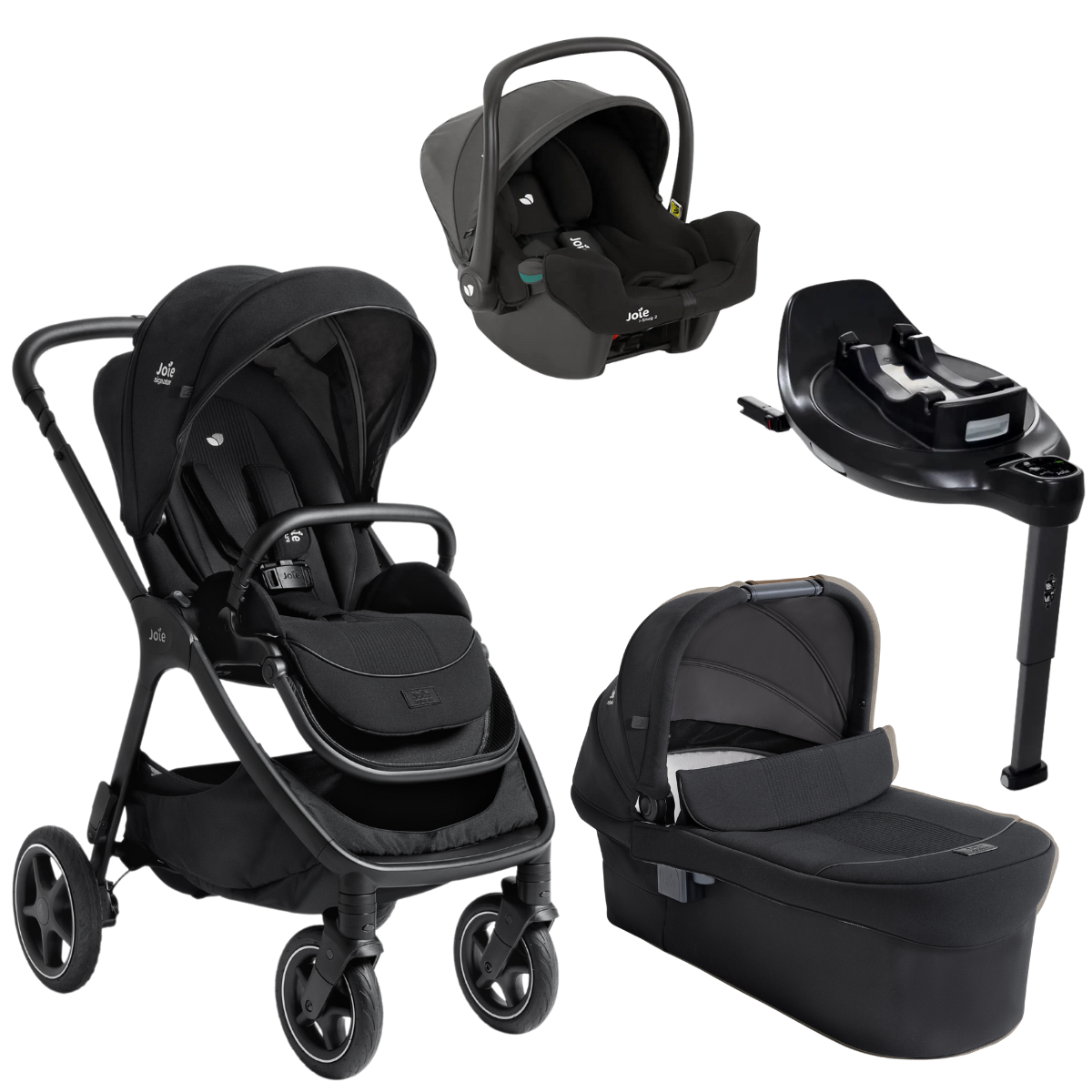 Joie Signature Finiti Flex 4in1 Travel System With I-snug Car Seat
