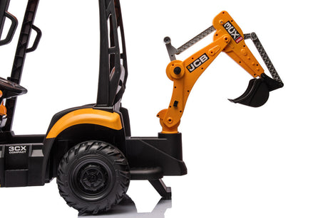 JCB With Trailer And Backhoe 12V - Yellow
