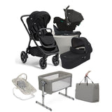 Joie Finiti Flex 4in1 Travel Ready with i-Snug 2 Essential Travel & Nursery Bundle