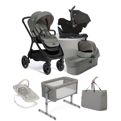 Joie Finiti Flex 4in1 Travel Ready with i-Snug 2 Essential Travel & Nursery Bundle