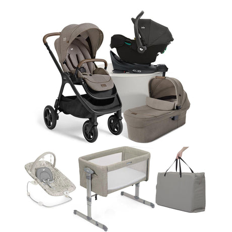 Joie Finiti Flex 4in1 Travel Ready with i-Snug 2 Essential Travel & Nursery Bundle