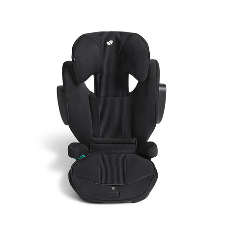 Black car seat on a white background