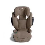 Brown car seat on a white background
