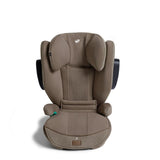Brown car seat on a white background