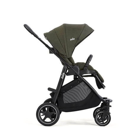 Joie Versatrax On-The-Go Encore 4 Piece Travel System Bundle with Rotating Car Seat, Fern