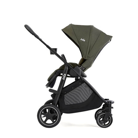 Joie Versatrax On-The-Go Encore 4 Piece Travel System Bundle with Rotating Car Seat, Fern