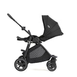 Joie Versatrax On-The-Go Encore 4 Piece Travel System Bundle With Rotating Car Seat, Raven