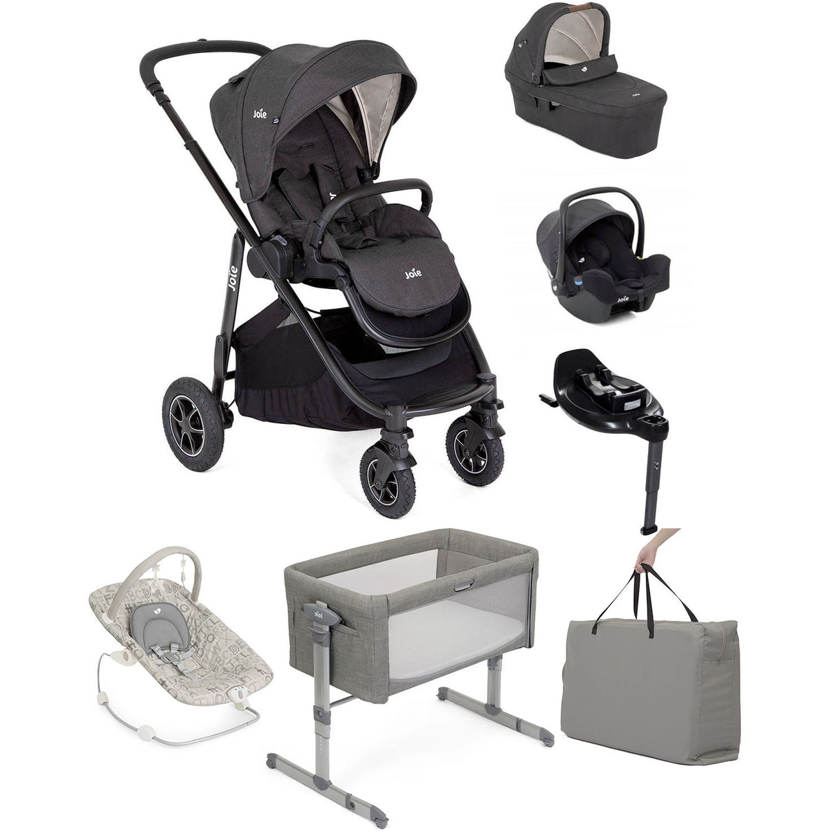 Joie Versatrax On-The-Go Encore Essential Travel & Nursery Bundle