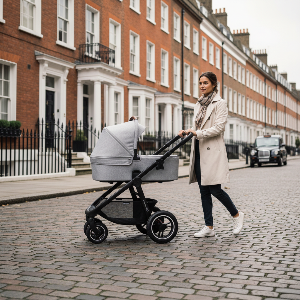 Kinderkraft Pram Everyday 2-in-1 Pram - Light Grey