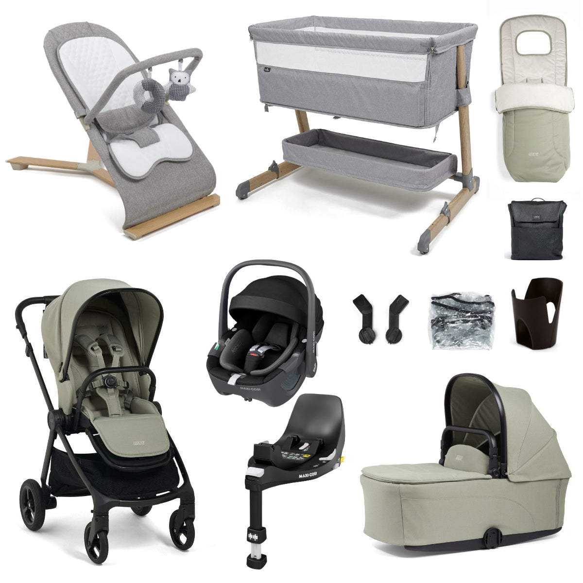 Mamas & Papas Vardo Premium 360 Travel & Nursery Bundle
