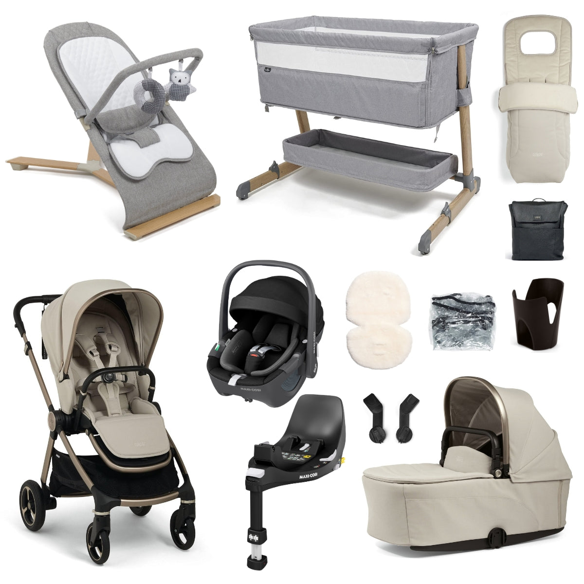 Mamas & Papas Vardo Premium 360 Travel & Nursery Bundle