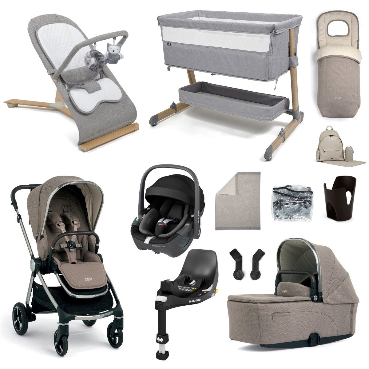 Mamas & Papas Vardo Premium 360 Travel & Nursery Bundle