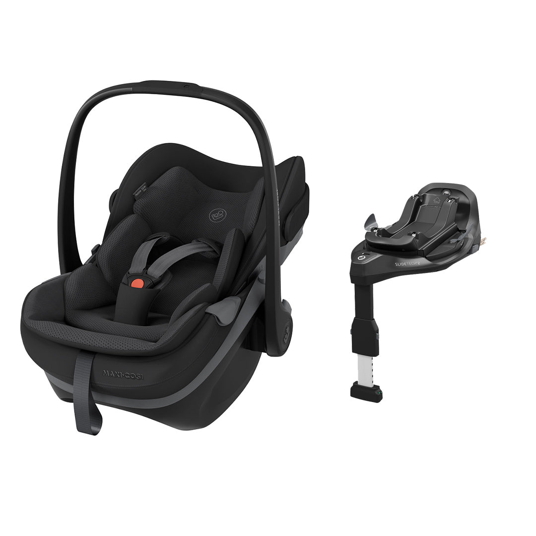 iCandy Peach 8 Premium Bundle with Maxi-Cosi Pebble Slide Pro Lie-Flat Car Seat & Sliding ISOFIX Base