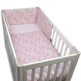 Meadowlands Organic Cotton Toddler 3 Piece All-in-One 4.0 Tog Quilt Bedding Set with Bumper