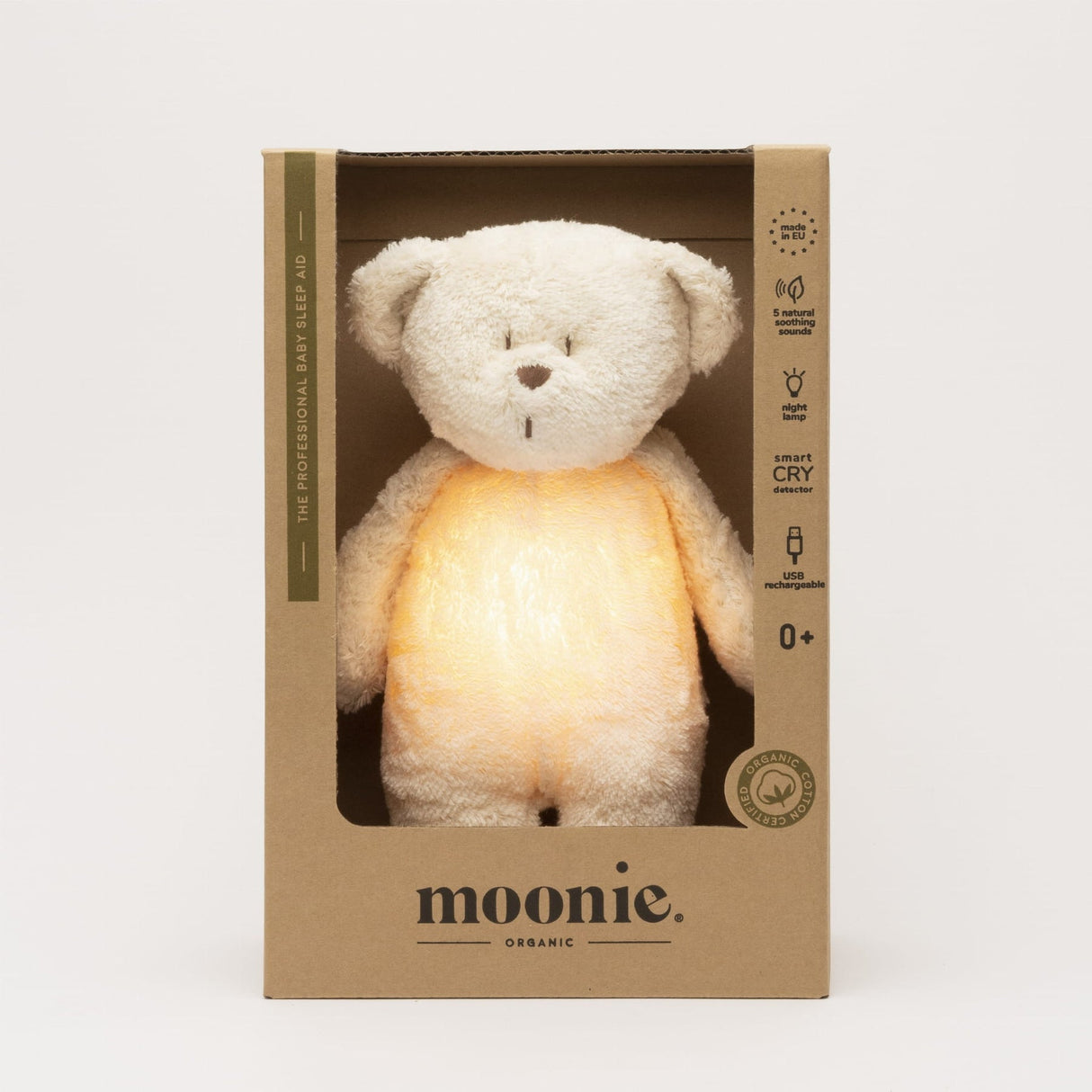 Moonie Organic Humming Bear With Lamp