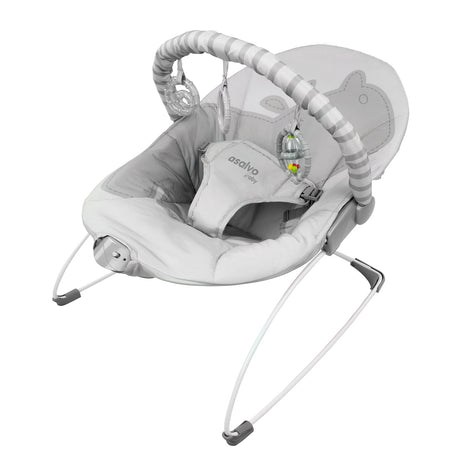 Asalvo Mummy Bouncer with Built-in Vibration Function, Hippo