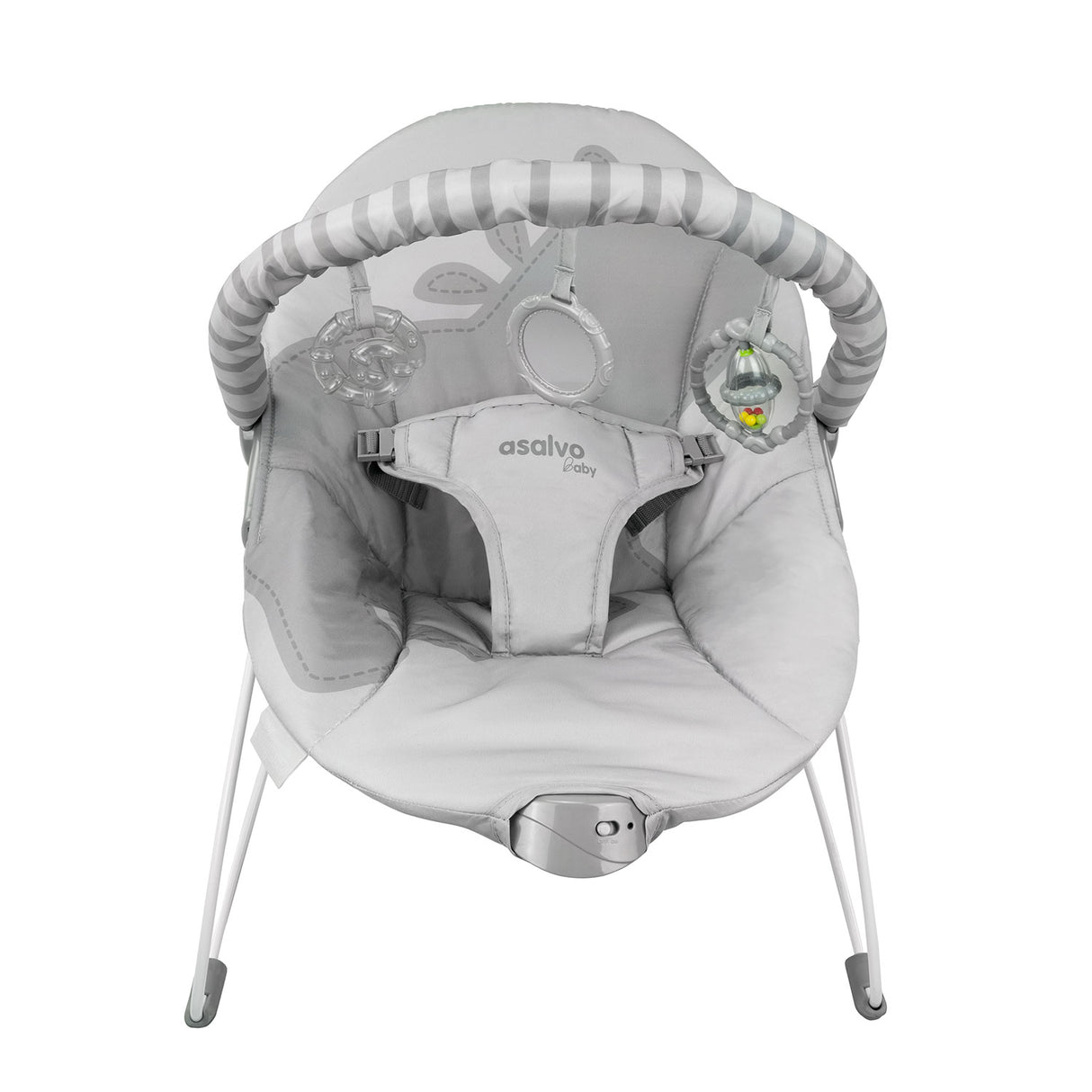 Asalvo Mummy Bouncer with Built-in Vibration Function, Hippo