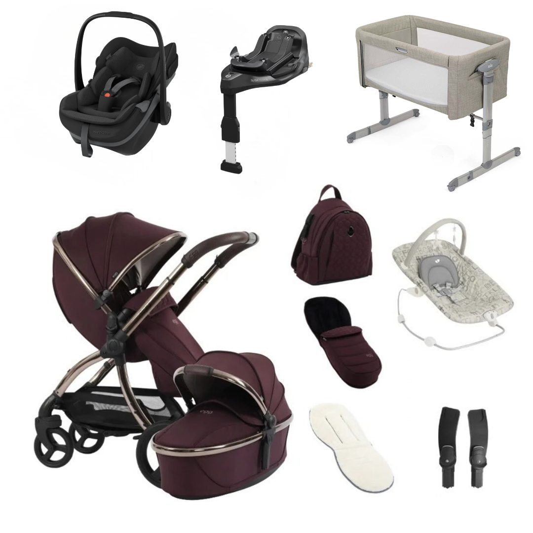 Egg 3 Premium Bundle With Maxi-Cosi Pebble Slide Pro And Base