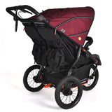 Out 'n' About Nipper Double V6 Plus All-Terrain Pushchair - Brambleberry Red