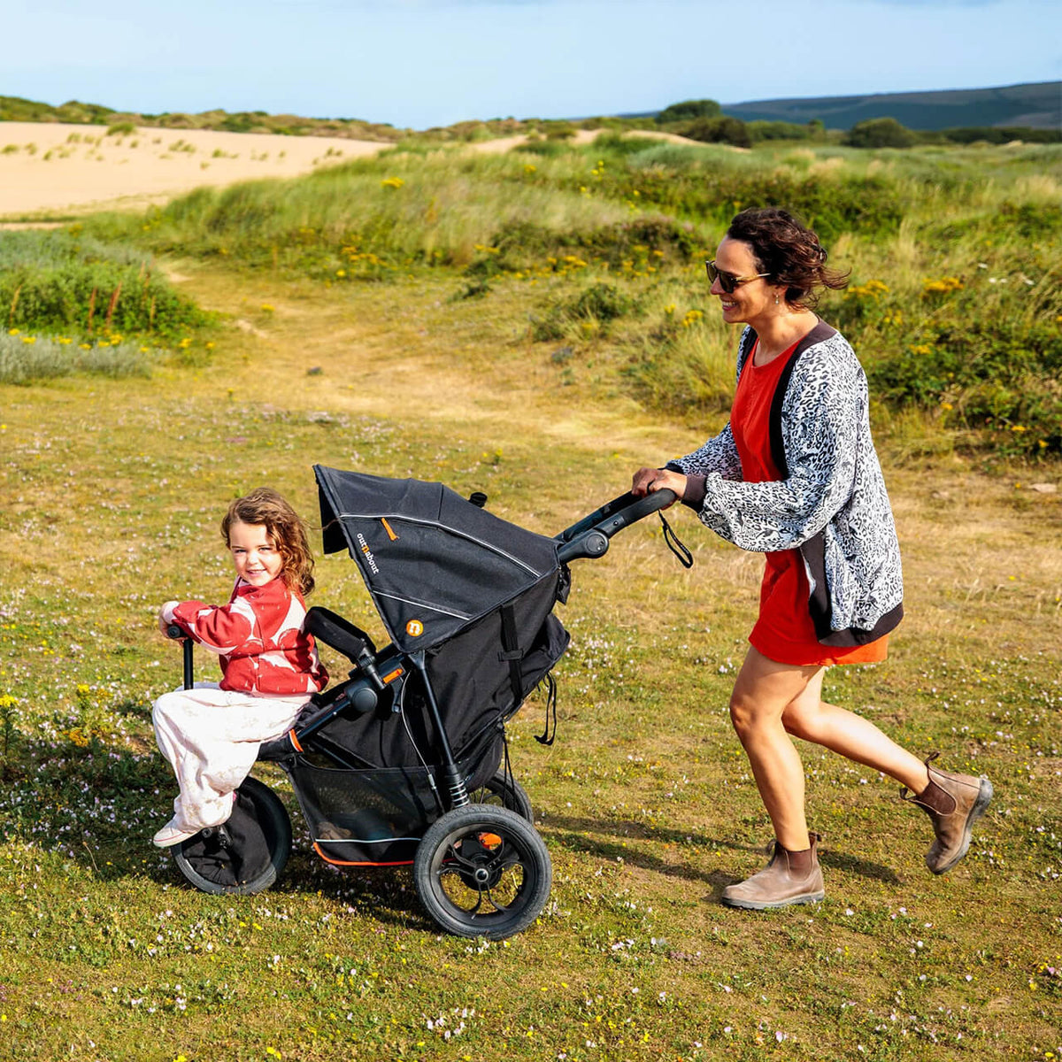 Out 'n' About Nipper V6 Front Rider Sibling Ride-On