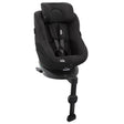 A black Jole child car seat with a matching base and harness, shown from a three-quarters angle on a solid white background.