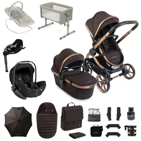 iCandy Peach 8 Essential Bundle with Joie i-Level Pro & Rotating Base