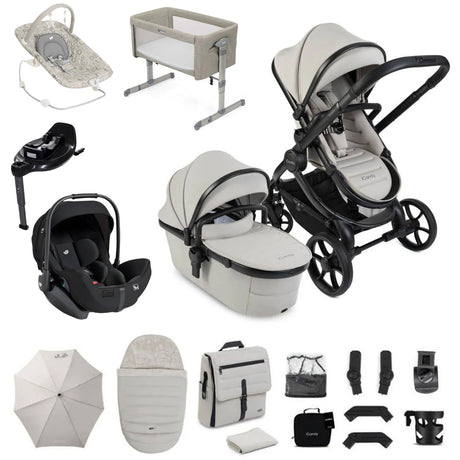 iCandy Peach 8 Essential Bundle with Joie i-Level Pro & Rotating Base