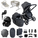 iCandy Peach 8 Premium Bundle with Maxi-Cosi Pebble Slide Pro Lie-Flat Car Seat & Sliding ISOFIX Base
