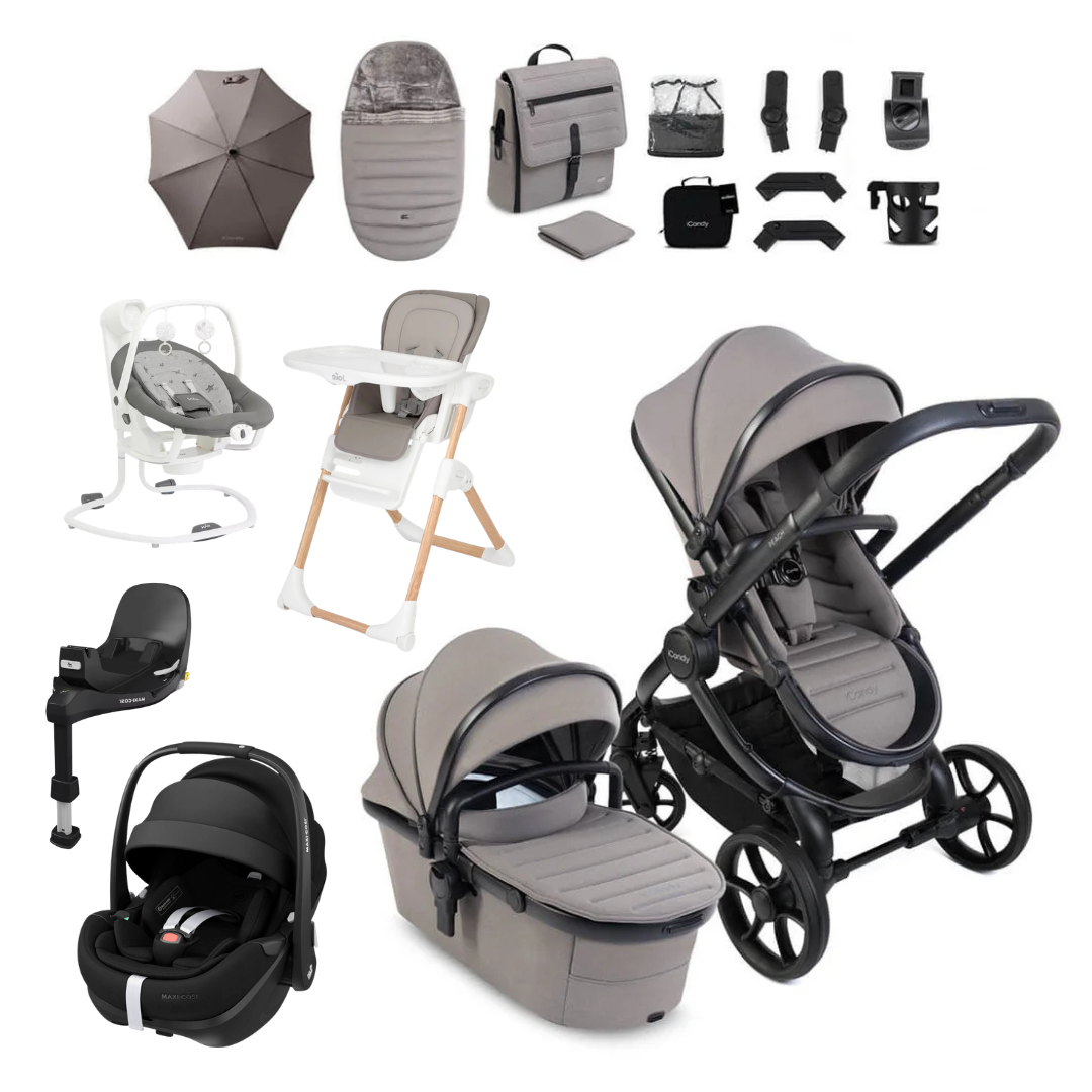 iCandy Peach 8 Luxury Bundle With Maxi Cosi Pebble 360 Pro2 And Base
