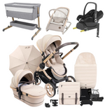 iCandy Peach 7 Premium Bundle With Maxi-Cosi Car Seat And Bouncer And Bedside Crib