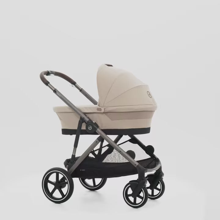 CYBEX Gazelle S Single to Double Pushchair - BLK Moon Black/black