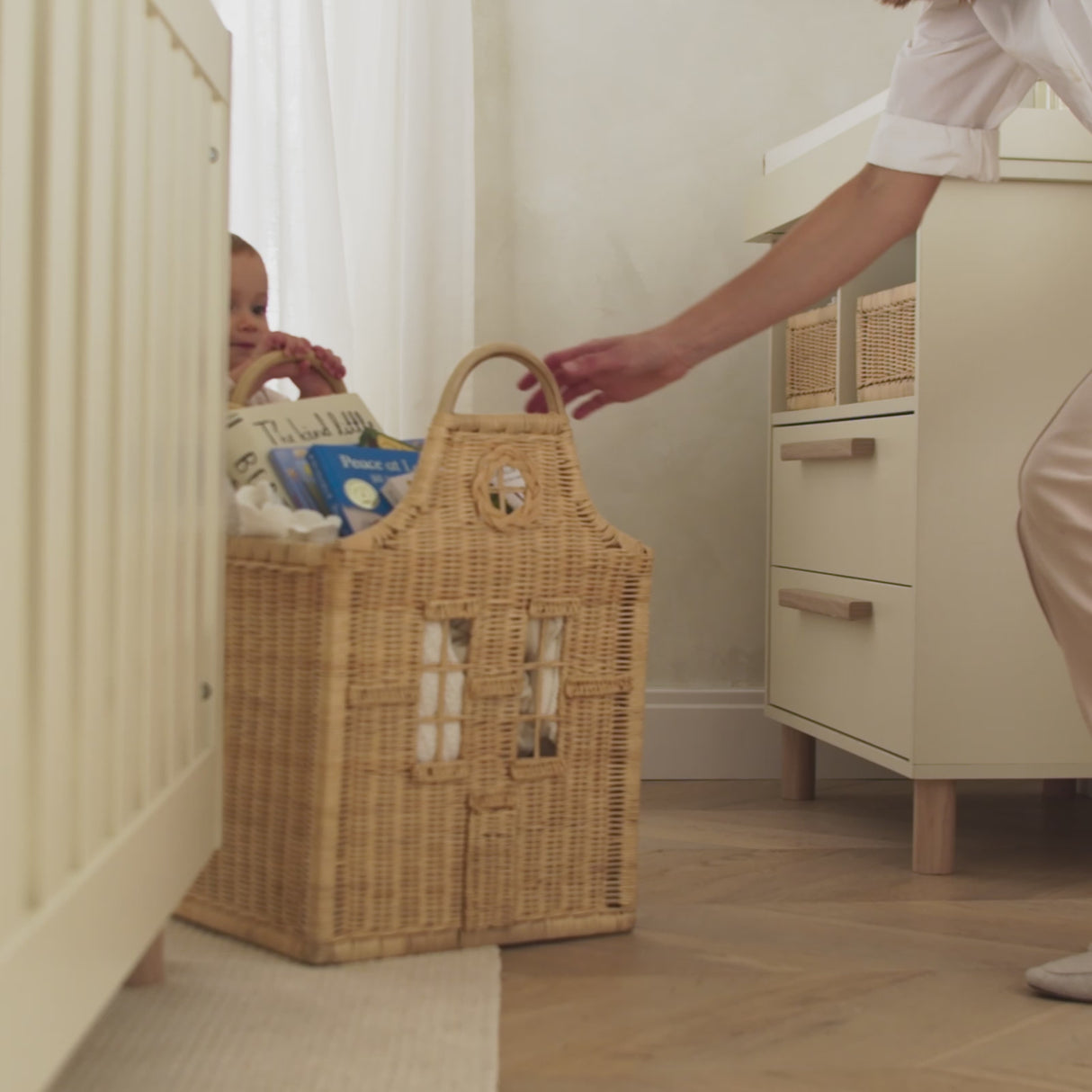 CuddleCo Dutch House Storage Baskets - Set of 3