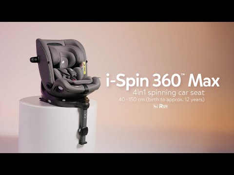 Joie i-Spin 360 Max i-Size Car Seat 40–150cm, 0-12 Years - Raven