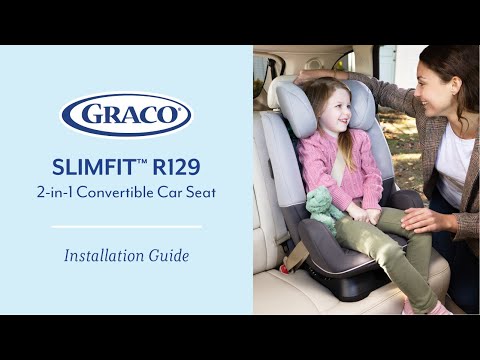 Graco SlimFit R129 2in1 Convertible iSize Car Seat, 40-145cm, 0-12 years