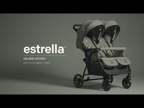Joie Signature Estrella Lightweight Twin Stroller - Eclipse