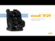 Joie Steadi R129 Car Seat, 40-105cm, 0-4 Years, Shale