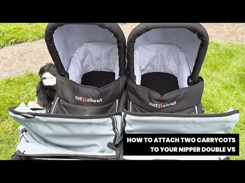 Out 'n' About Nipper Double Carrycot Adaptor 2 (for 2 Carrycots)