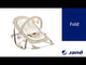 Jane Fold Rocker with toys arch