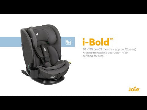 Joie i-Bold i-Size Car Seat, 76-150cm, 15m - 12 years, Shale