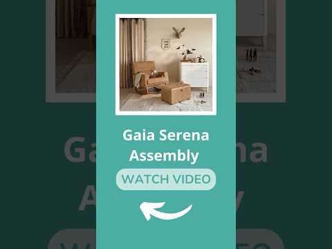 Gaia Serena Rocking/Feeding chair Oat - Oak Legs