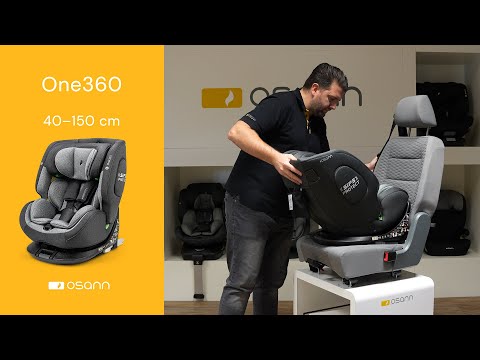 Osann One 360 Rotating i-Size Car Seat, 40-150cm, 0-12 years