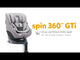 Joie Spin 360 GTi i-Size Car Seat 40-105cm, 0-4 years - Shale