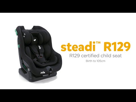 Joie Steadi R129 Car Seat, 40-105cm, 0-4 Years, Shale