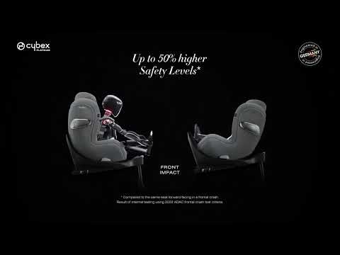 Cybex Sirona T i-Size 360 Rotating Car Seat 45-105cm, 0-4 Years, Cozy Beige (Plus) with Canopy