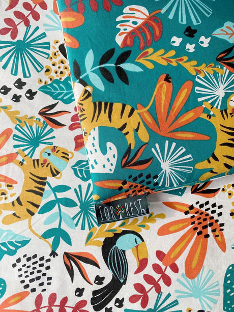 Rainforest Organic Cotton Junior All-in-One 4.0 Tog Quilt Bedding Set