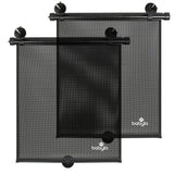 Babylo 2 Pack Roller Sunshade UV Protection Car Window Shade